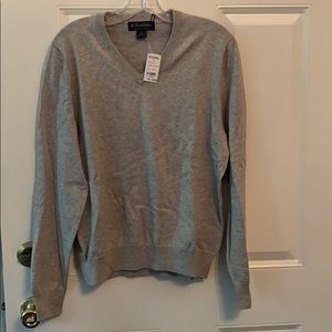NWT brooks brothers gray sweater